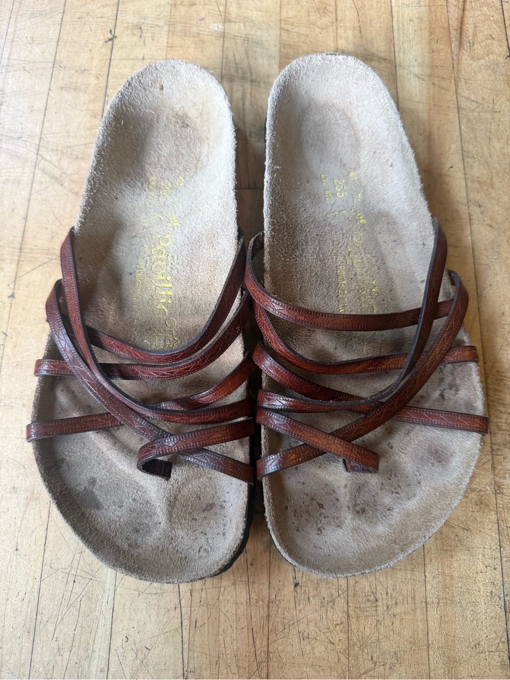 BIRKENSTOCK PAPILLIO Salamanca Multi Strap Sandals Slip On Flat Arch Support 10